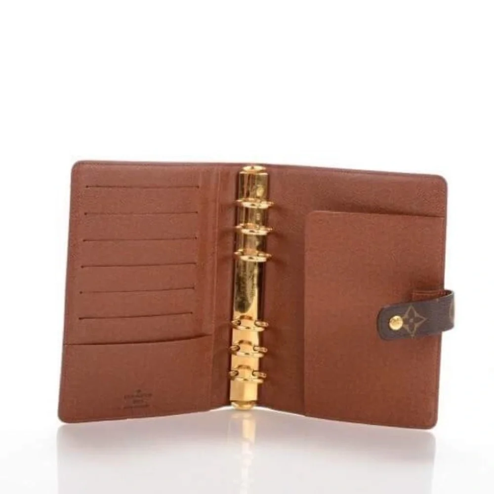 Louis Vuitton Brown and Gold Planner